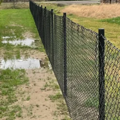 Villastängsel 150cm högt | 25 meter | Komplett paket Svart Clearance
