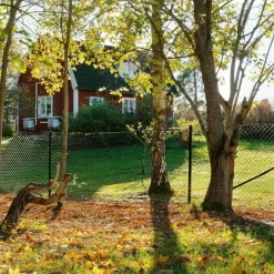 Villastängsel 120cm högt | 25 meter | Komplett paket Svart Discount